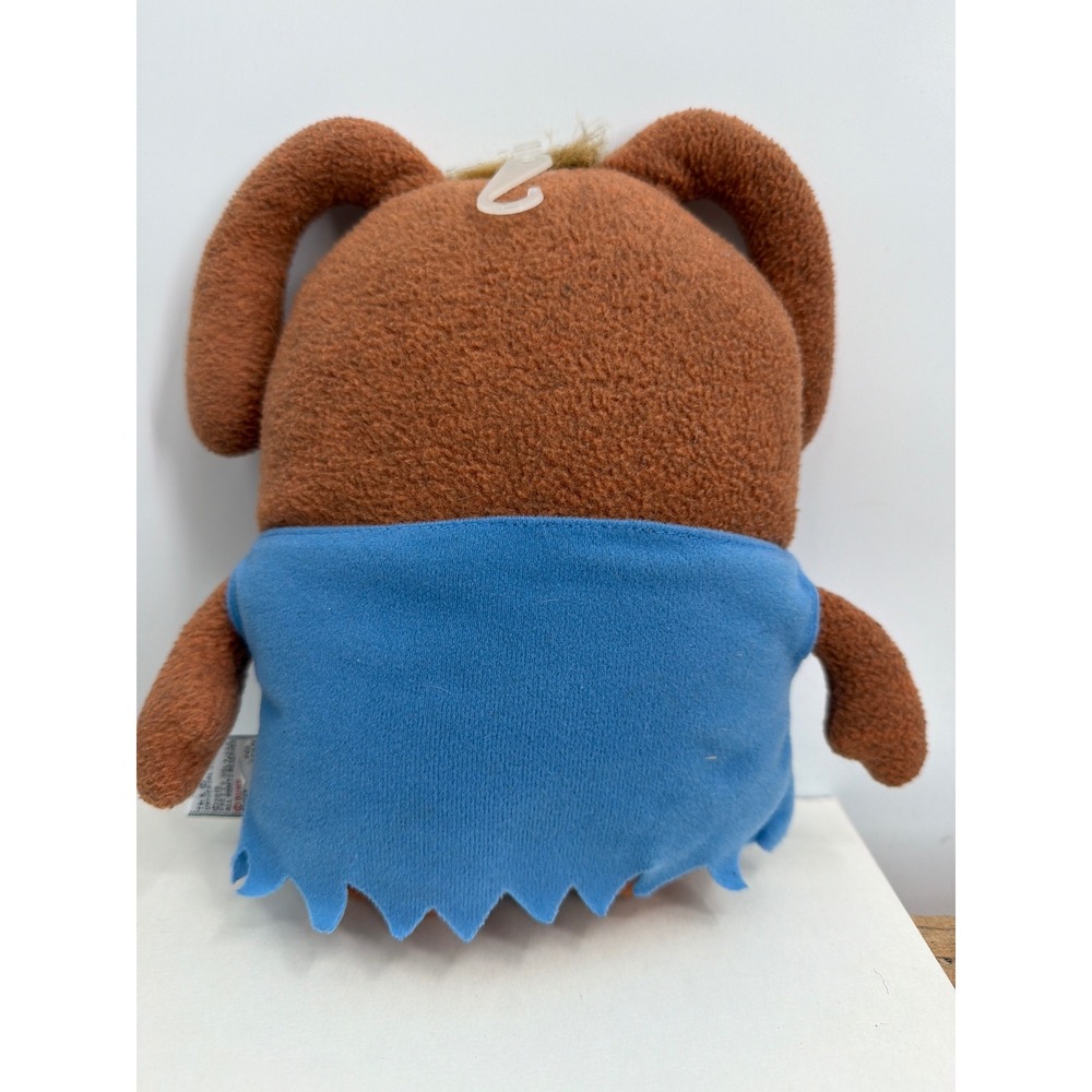 Uglydoll Wolfman Ox Plush Gund 2013 Universal Studios Brown Monster Blue Shirt - Picture 2 of 6